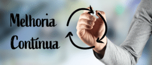 Equipes analisando fluxos de processos empresariais em painel digital